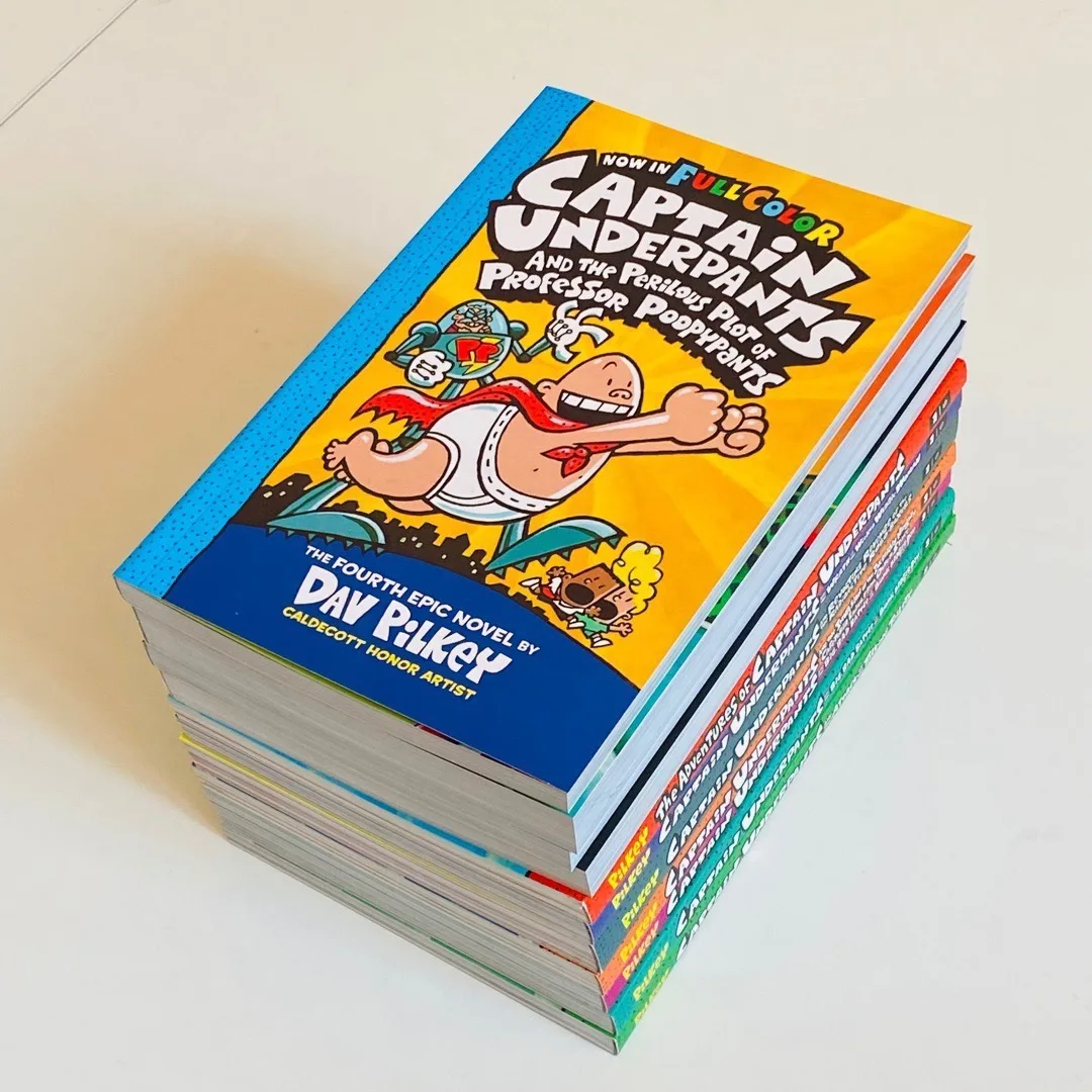 Captain Underpants 英語教育本 Dav Pilkey インター The Adventures of Captain Underpants: Color Edition: Pilkey, Dav