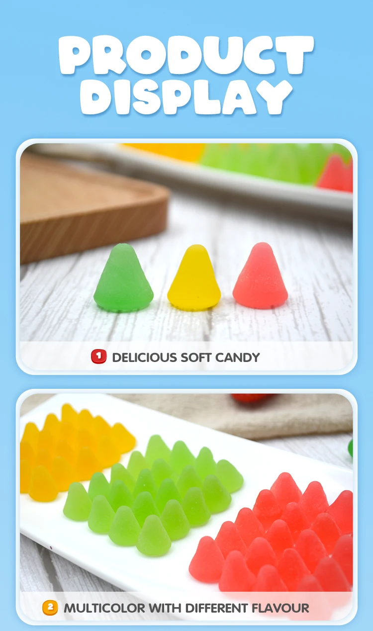 Carrageenan Soft Candy Vegan Gummy Private Label WISKY