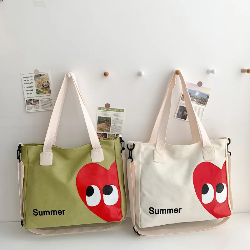 Women's Handbags Comme Des Garcons Play Tote Bag Summer Love