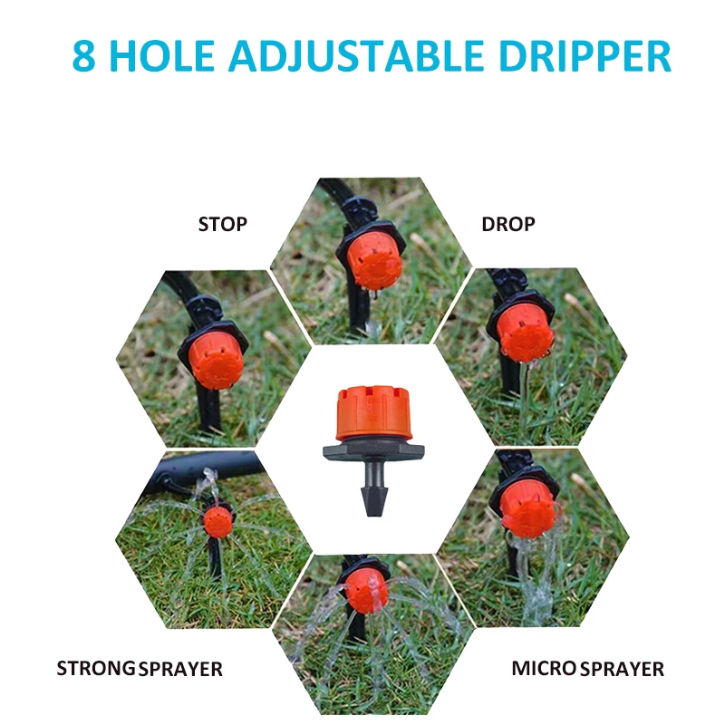 Kit Di Irrigazione A Goccia Ulisem 20, Irrigazione Automatica Regolabile Per Piante Da Interno Ed Esterno Irr 88422330