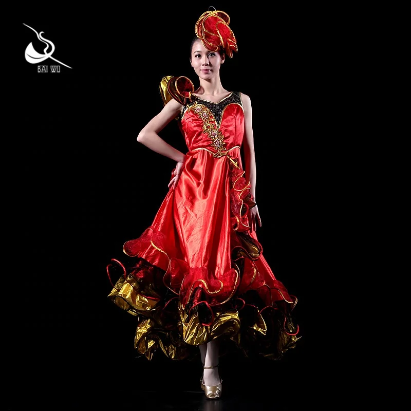 Váy Tây Ban Nha Flamenco Đỏ Đen - Kim Khôi Shop Bán Và Cho Thuê Trang Phục  Các Loại Giá Rẻ Tại TPHCM