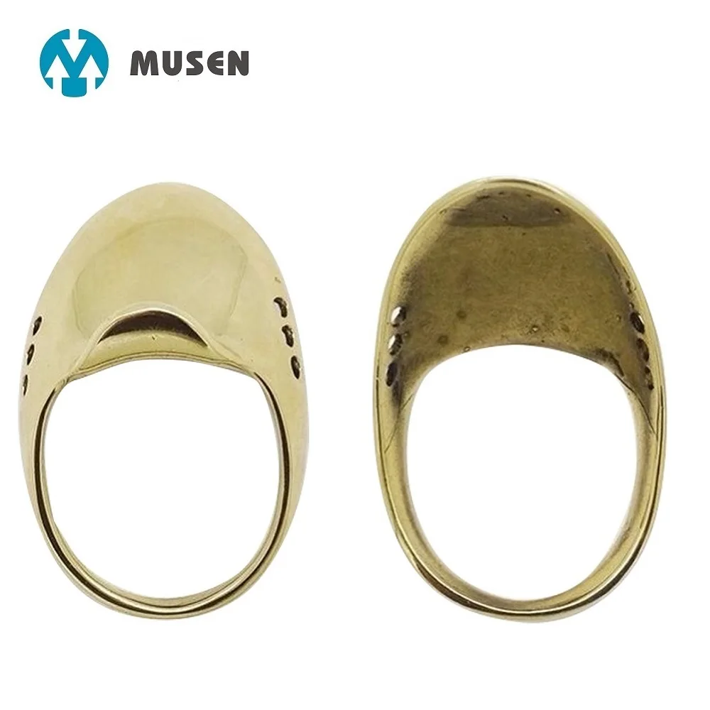 Anello In Ottone Per Tiro Con Arco - Protezione Dita Stile Mongolo, Misura 24mm - Foto 6