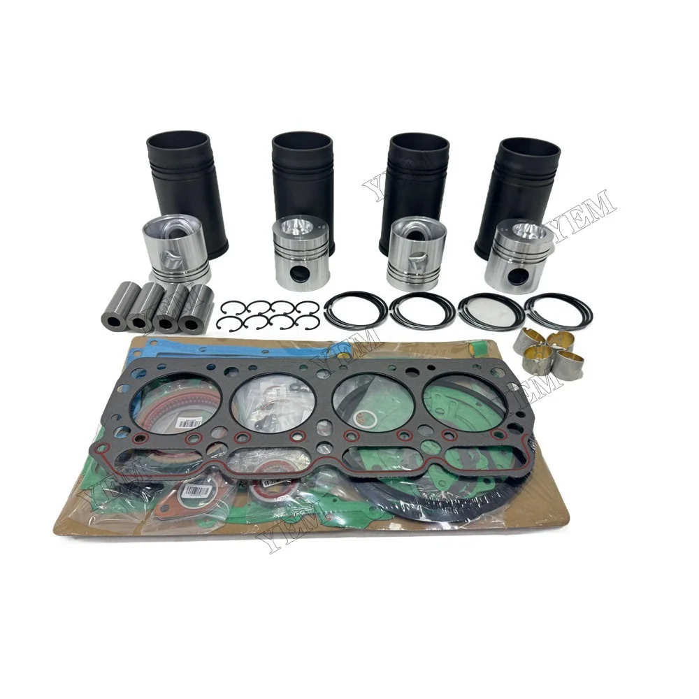 4D105 Overhaul Kit With Gasket Set Fits for Komatsu Engine Repair Kit 4