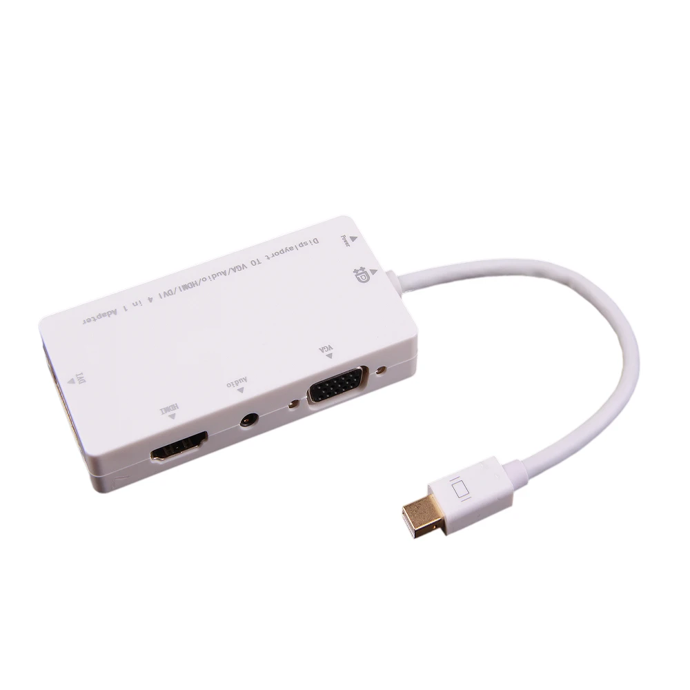 1080P in adapter Mini DP Displayport Thunderbolt to VGA HDMI