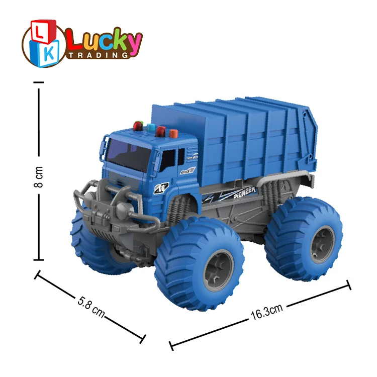 2023 New Rc Car  R/C Construction Car Engineering Truck With Music And Light