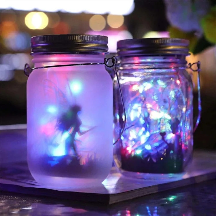 6x Solar-Mason-Jar-Lichter – 3m LED-Kette, 30 LEDs, Warmweiß, Wetterfest Für Garten & Deko