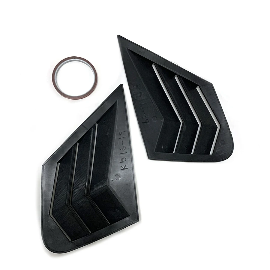 product sporty car rear side window louvers for kia k5 optima 2016 2019 exterior accessories air vent scoop shades cover trim blinds-7