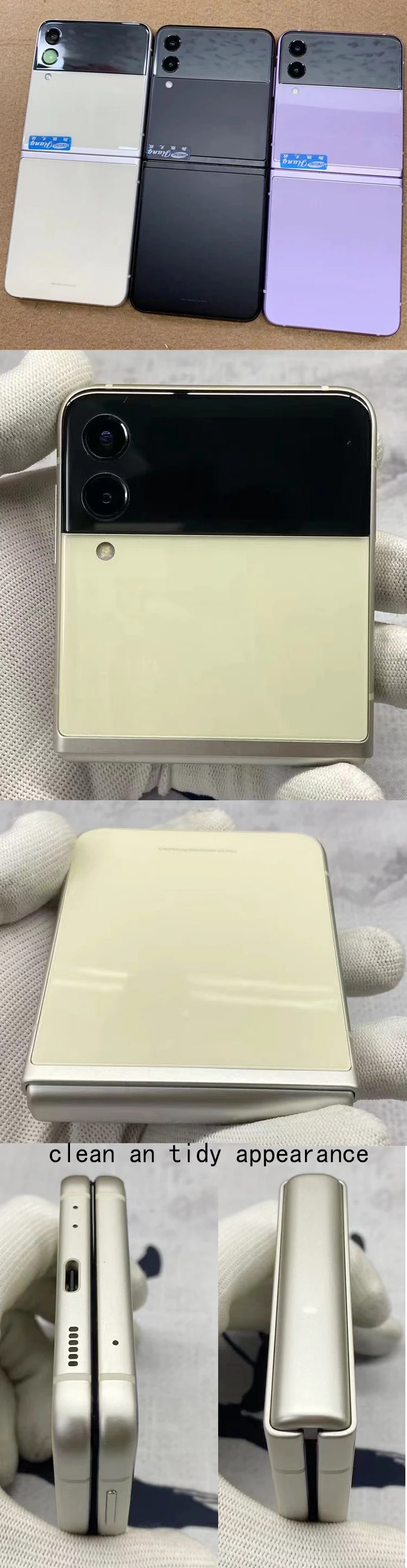 Wholesale Original Android Folding Mobile Phone Used Z Flip3 128g Rom