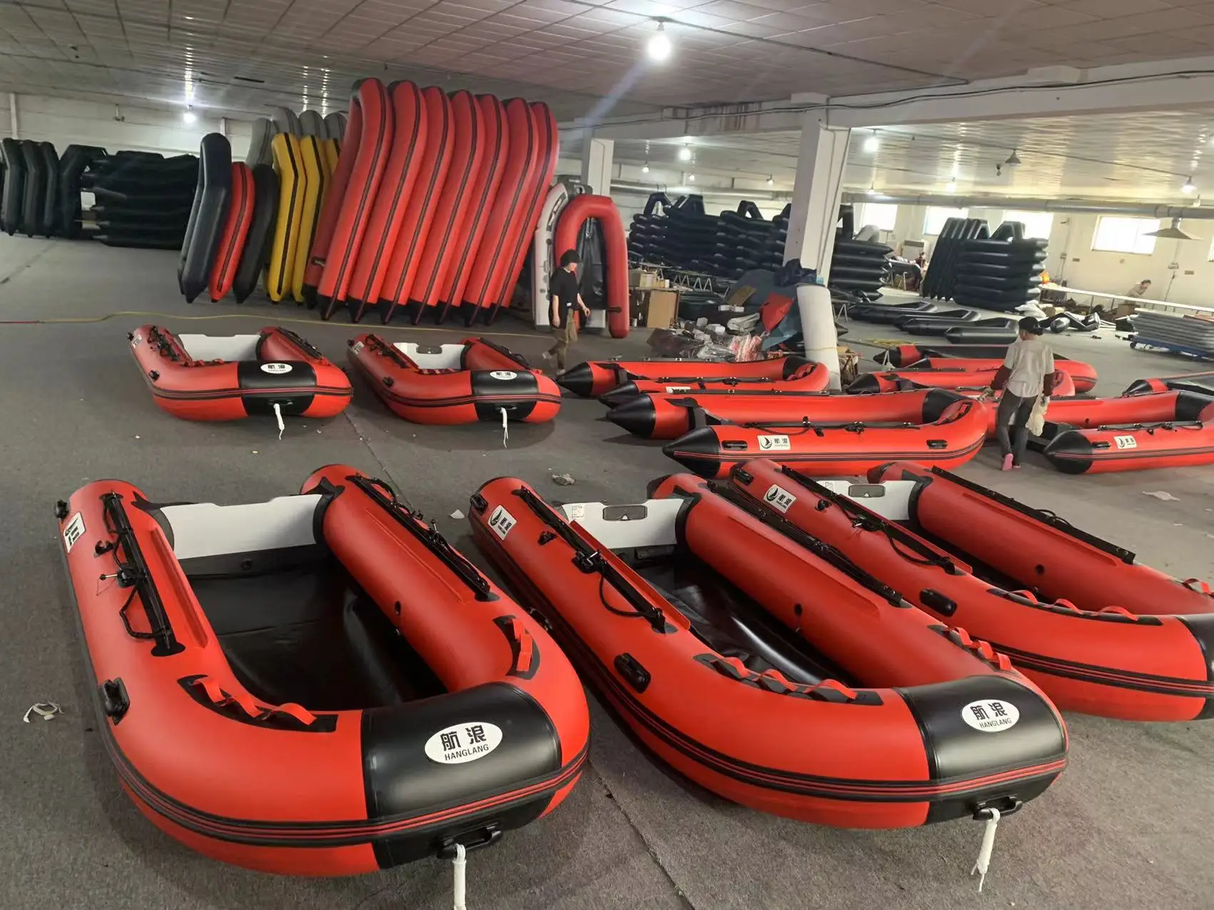 10.8ft 3.3m Aluminum Floor Inflatable Pvc Fishing Boat Inflatable Boat