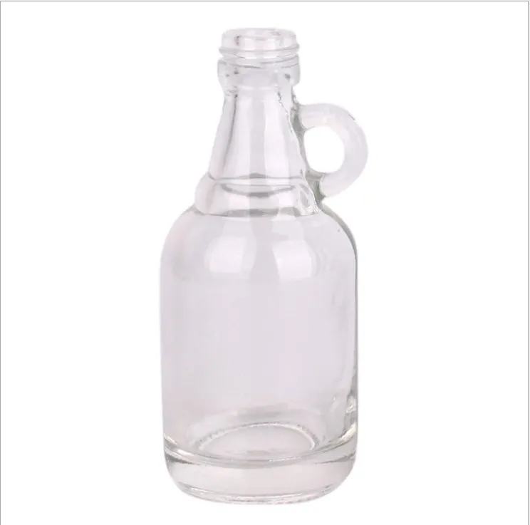 35ml 50ml 100ml Gallon Glass Growler Red Wine Jugs and Beer Jug with Handle Screw Cap Sealing for Wine and Liquor Bottles