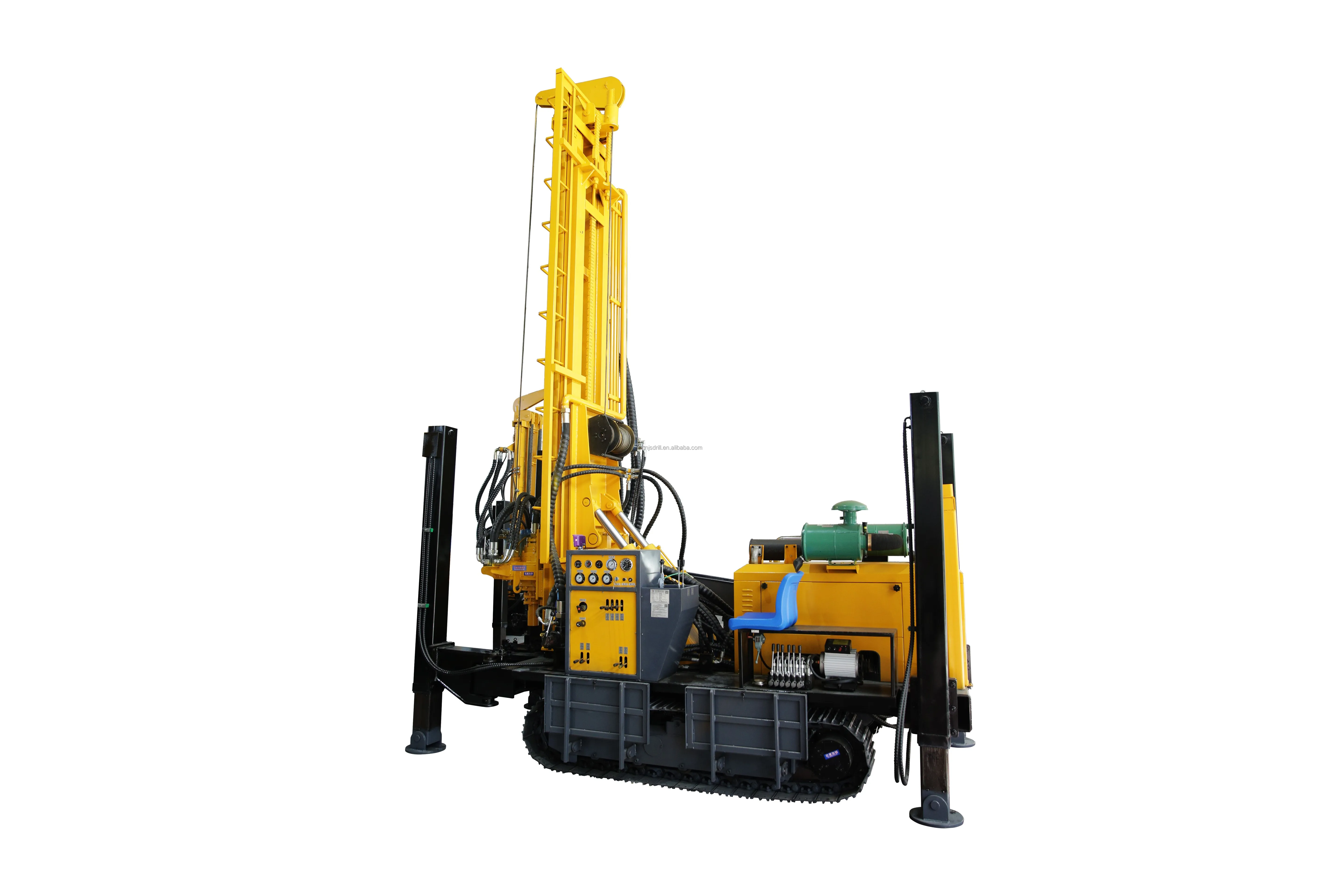 300m Water Well Drilling Rig with Steel Crawler Belt For Sale