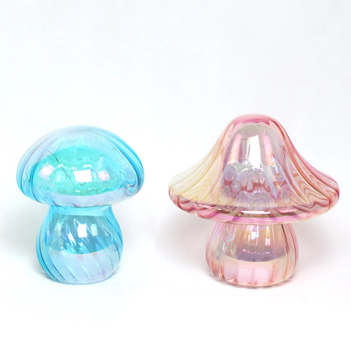 high quality easter decorations glass easter mushroom easter decoration led