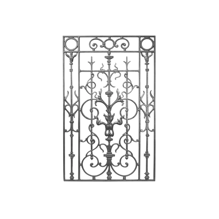 China Factory Custom Latest Anti Theft Metal windows Design House Villa Exterior Burglar Proof Wrought Iron Window with Grill