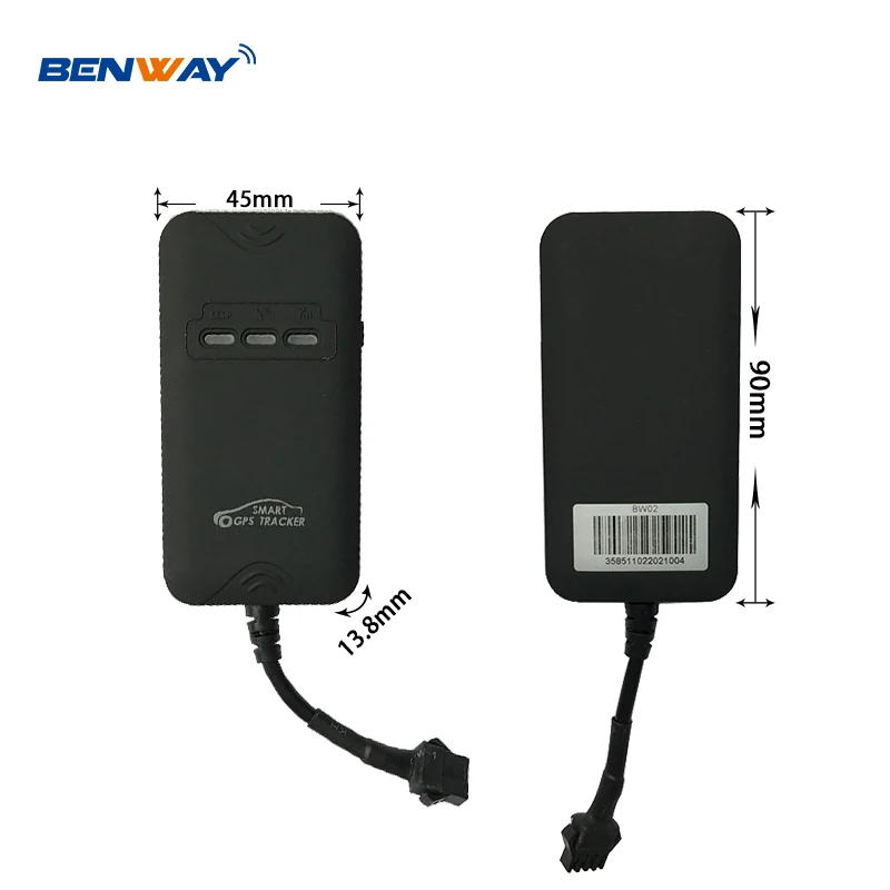 Benway GT02D Remotely Control GSM Tracking Devices Vehicle GPS Tracker With 1 Years Warranty
