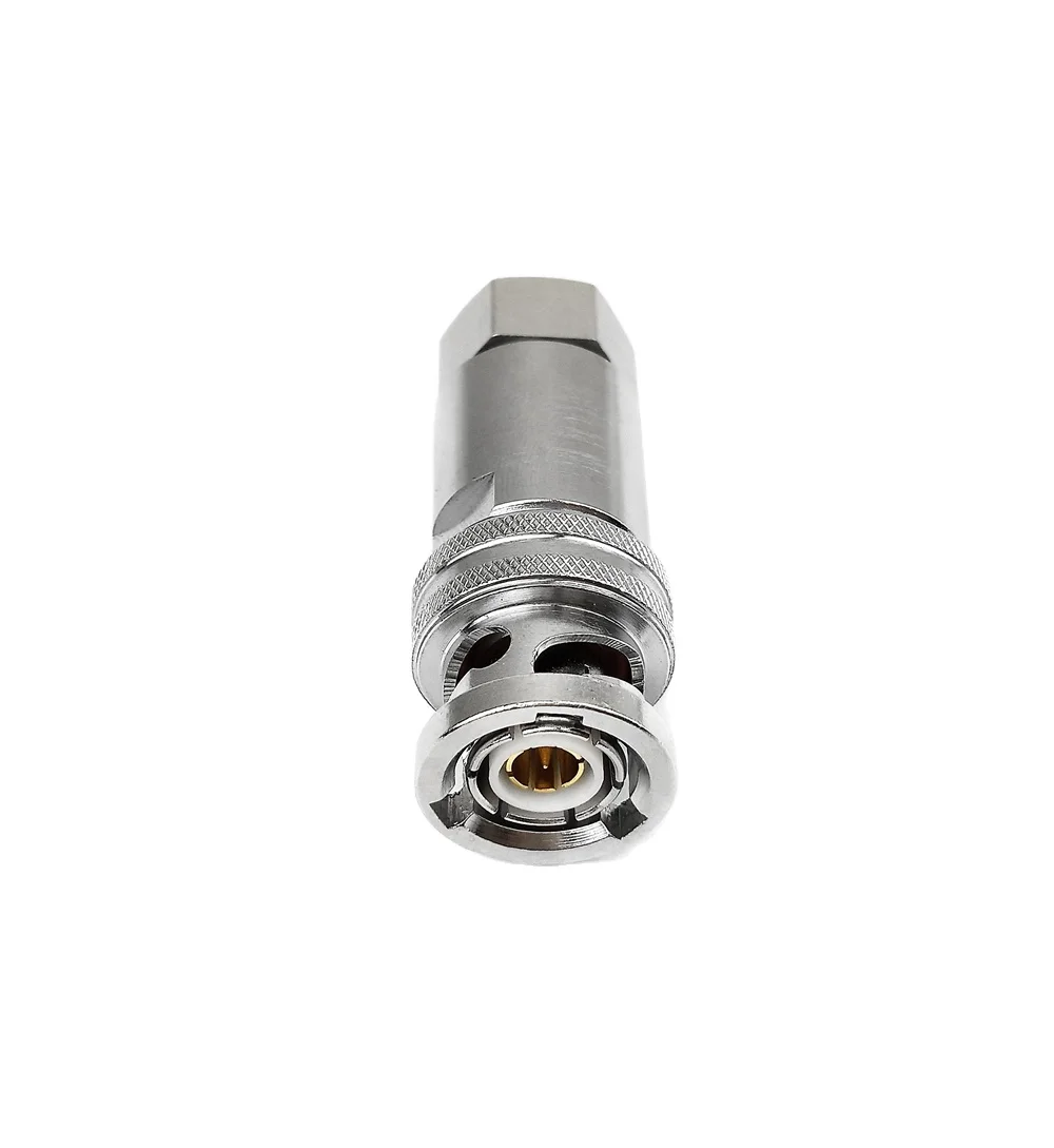 Triaxial Type BNC Male TRB BNC Male Plug Triax 1533B RF Connector Triax BNC Male Plug Clamp for TRX316 Coaxial Cable