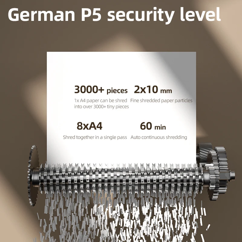 4-ступенчатый Электрический измельчитель бумаги