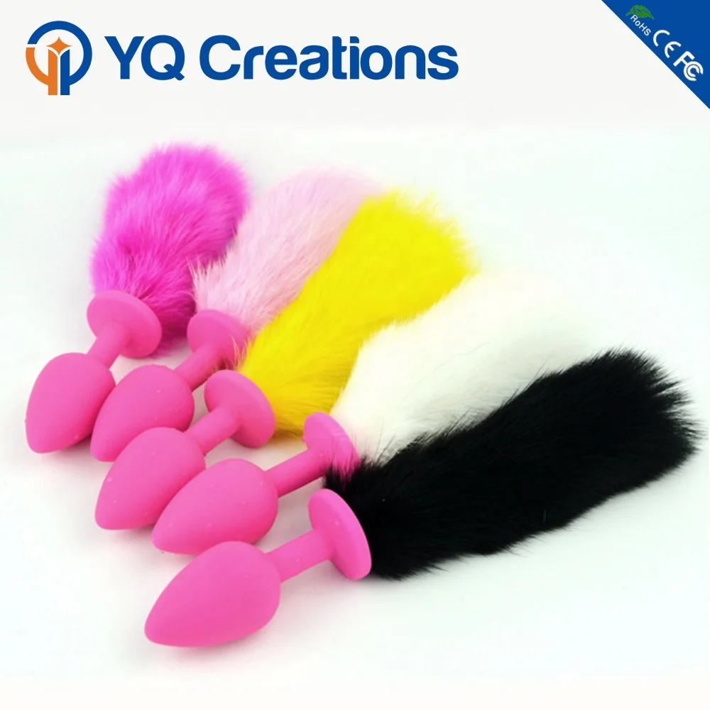Cosplay Anal Erotics Fox Tail by Homemade Anal Sex Toys Sex Products  Silicone Anal Plug
