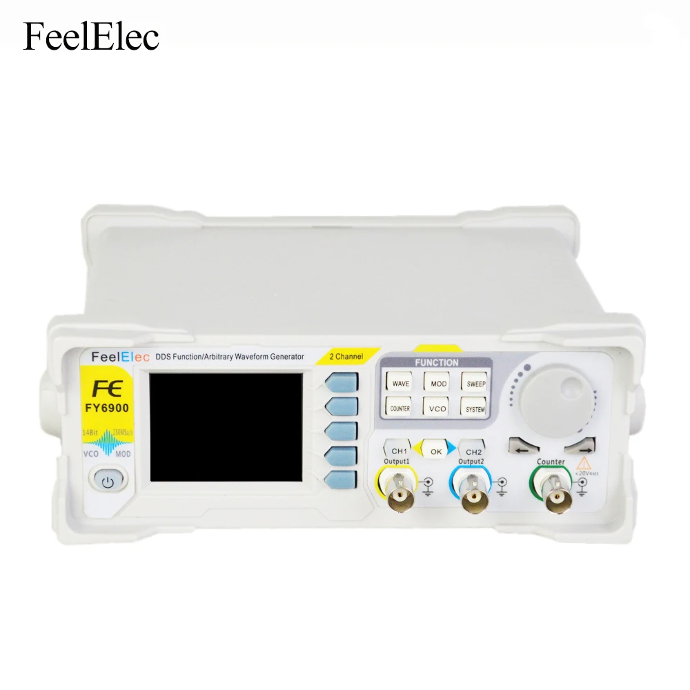 FeelTech FY6900 60M DDS Dual-Channel Arbitrary Waveform pulse function  signal generator with high quality| Alibaba.com