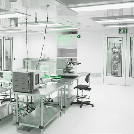 New  Clean Room Prefab Air Cleaning Equipment Production Line Movable Clean Shed Aluminum Profiles Cut Weld