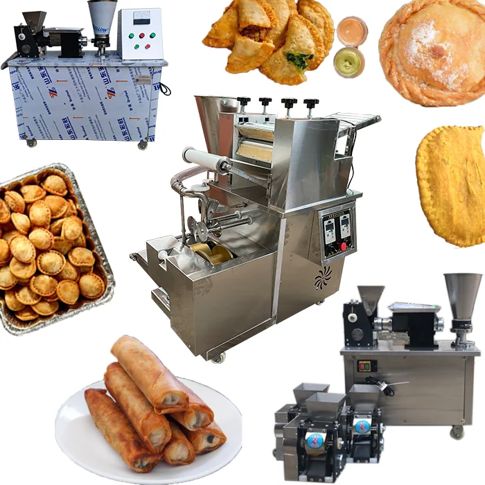 Desktop Industrial Empanada Making Machine Automatic Pierogi Dumpling Maker Commercial Calzone Samosa Making Machine Folding