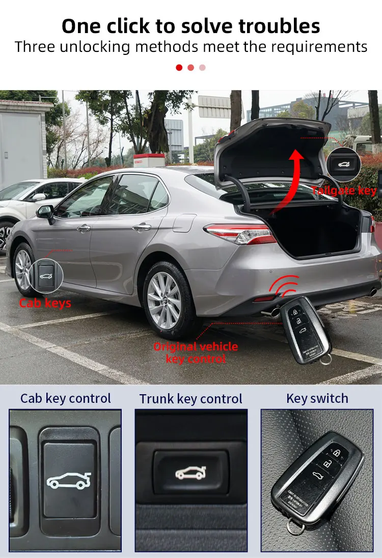 New Tail Door Accessory Tailgate Lift Machine Intelligent Refitted Electric Tailgate for toyota Levin Hybrid details