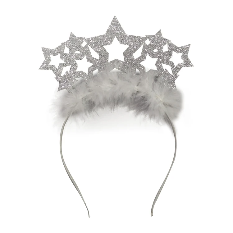 
 Блестящая повязка на голову с блестками для принцессы, украшение для волос, корона для девочек на день рождения  