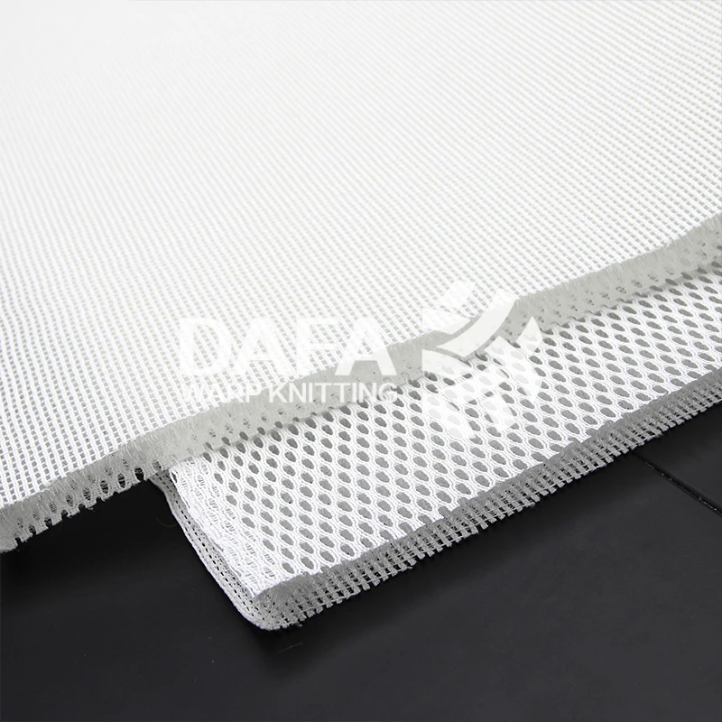 3d Mesh Warp Knitted 3d Spacer Fabric Air Mesh 100% Polyester Cushion Core Material Knitted Fabric DYED