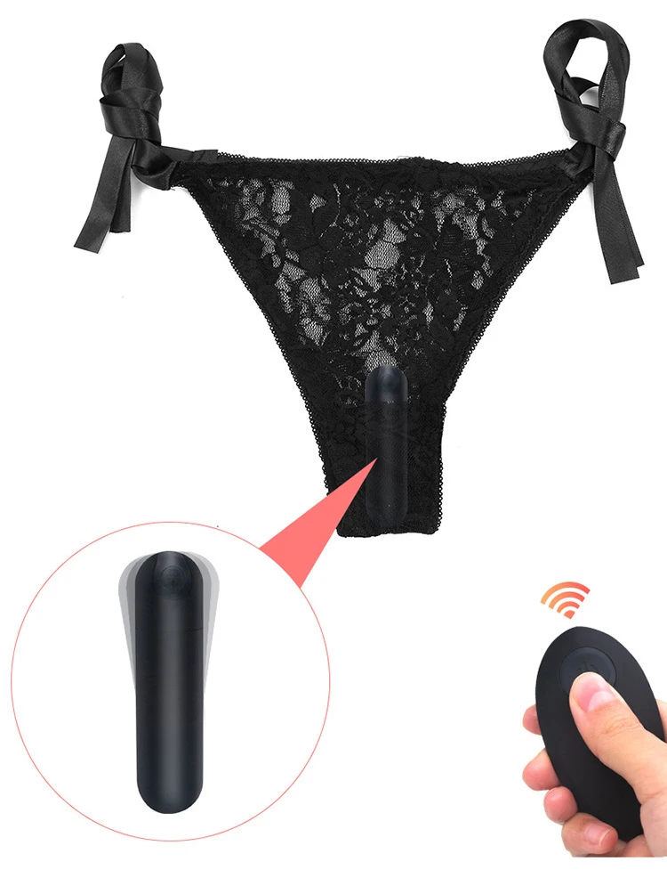 Wireless Remote Control Vibrating Egg Jumping Panties G-spot Stimulation Masturbator Female Lace Wearing Pants Women Sex Toy 8