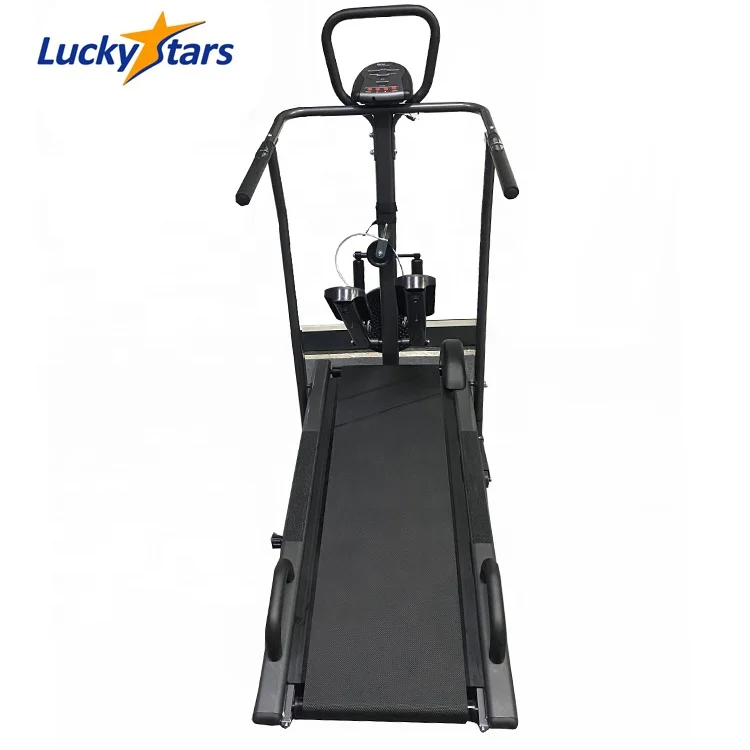 120-kg Max User Weight Manual Treadmill Running Machine for Home Gym 4 in 1 Multifunction Foldable Treadmill
