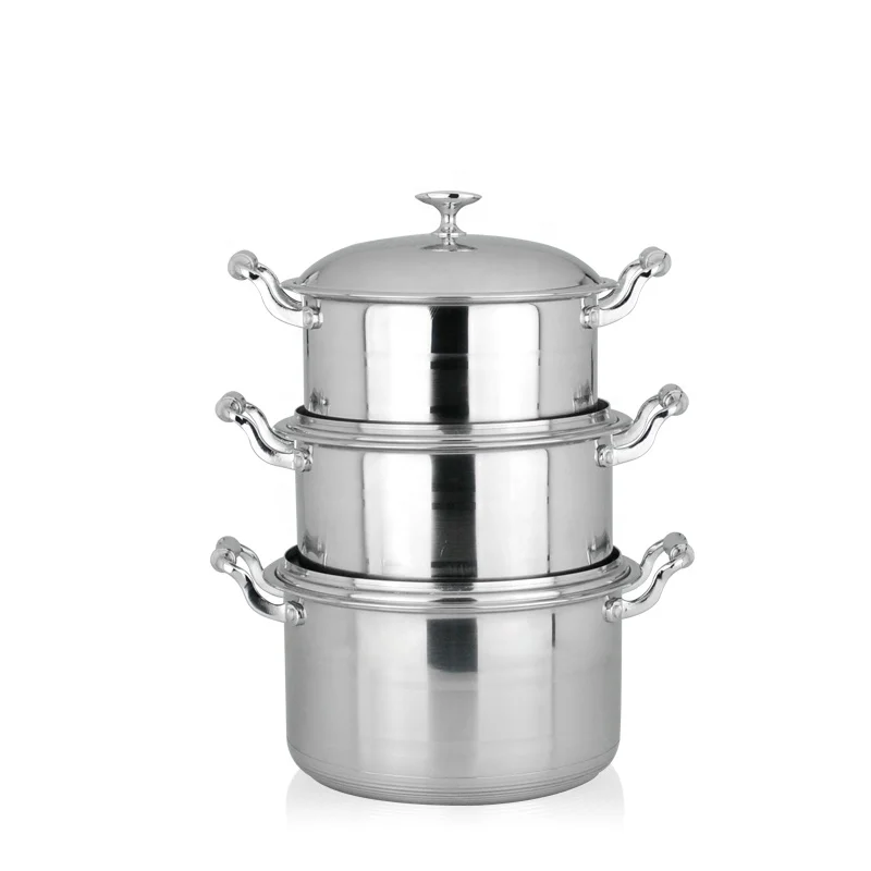 Multi Layer Bottom Kitchen Cookware Heavy Duty Cooking Pots