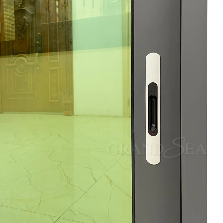Modern Design Sliding Aluminium Windows High Quality Stainless Steel Screen Netting Horizontal Opening for Villas Factory Direct