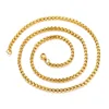3.0mm, catena della scatola d'oro