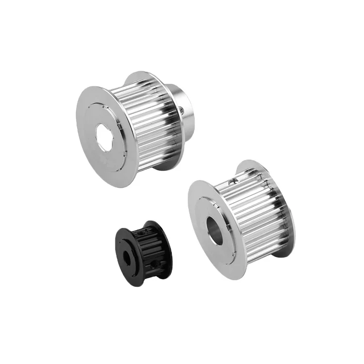 C45 Steel AT10 Timing Belt Pulley Customizable OEM Product with 25mm 30mm 50mm Belt Widths