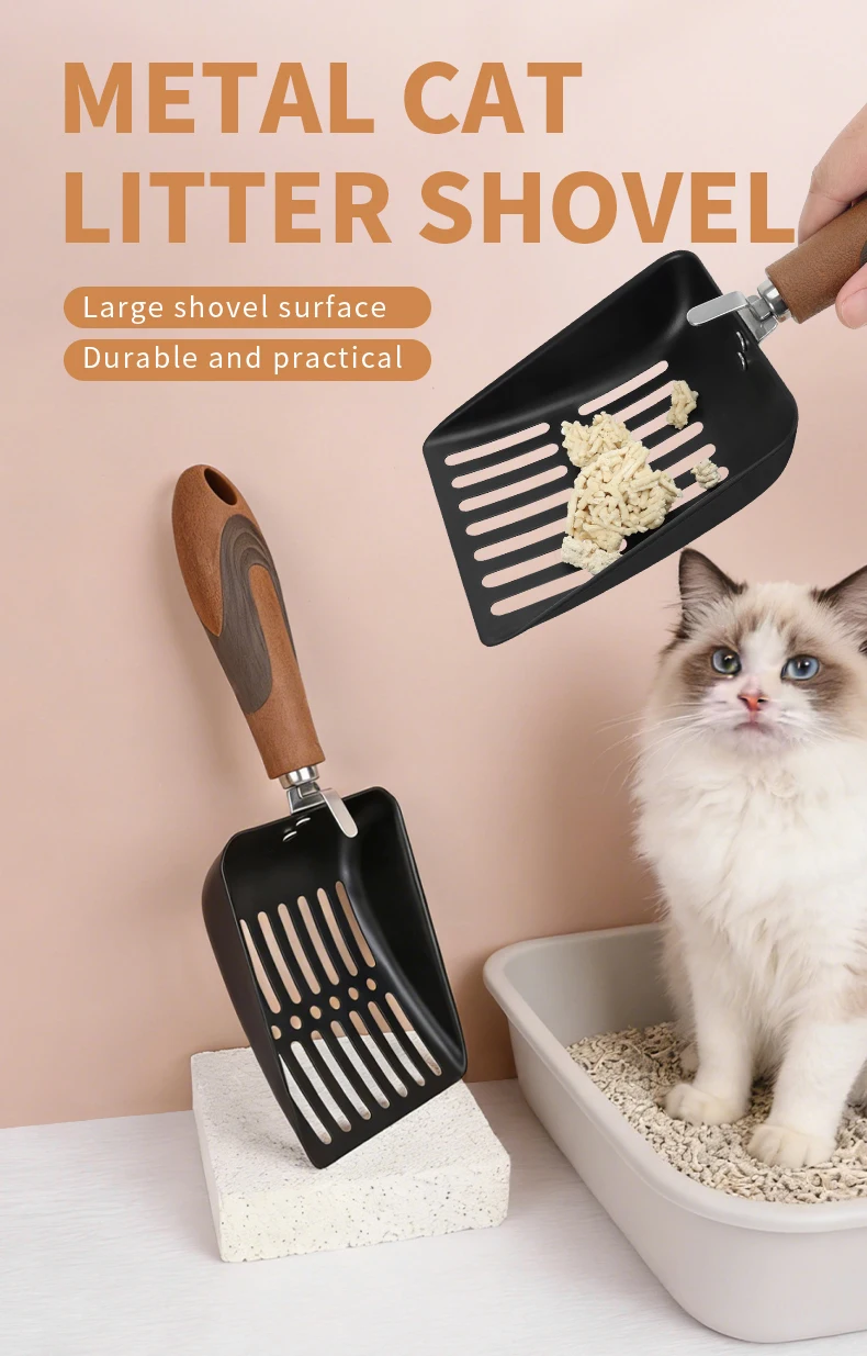 New Cat Poop Scooper Thickened Large Surface Cat Litter Shovel Scoop
