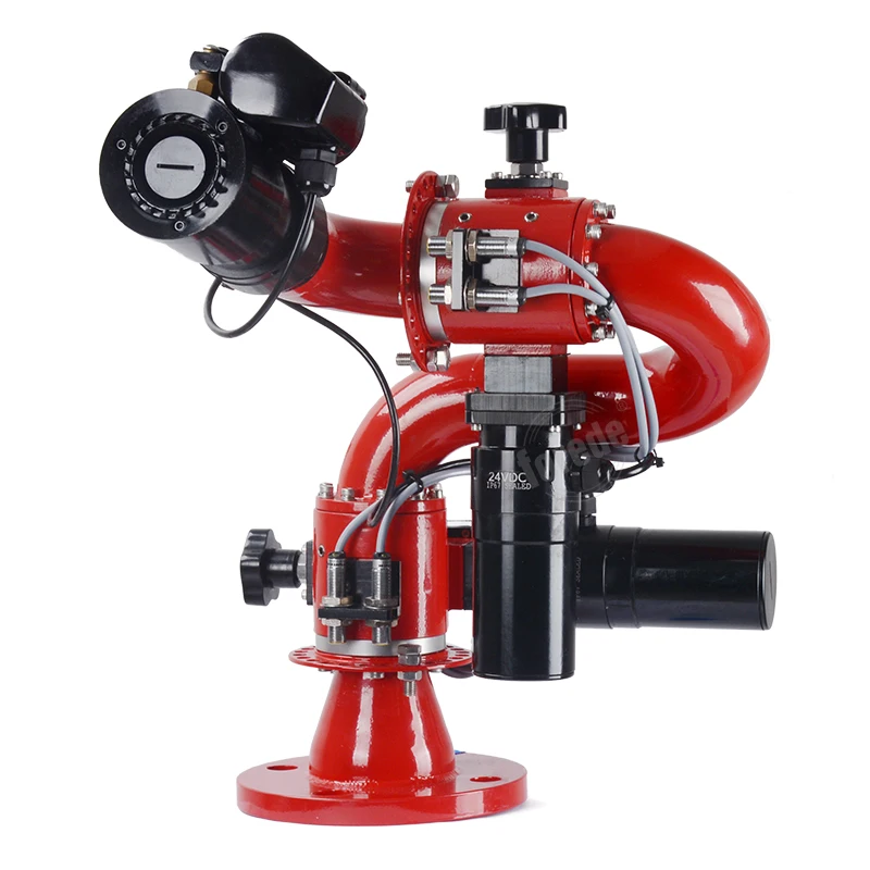 用于消防防暴车的固定遥控消防车水炮和电动水火监控器 - buy fire