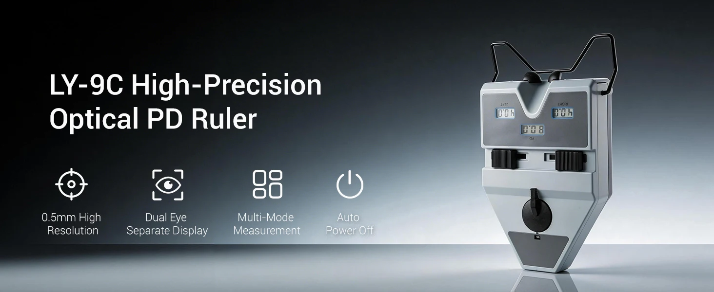 High-Precision Optical Instruments LY-9C Automatic Optical Pupillometer Digital PD Meter for Sale