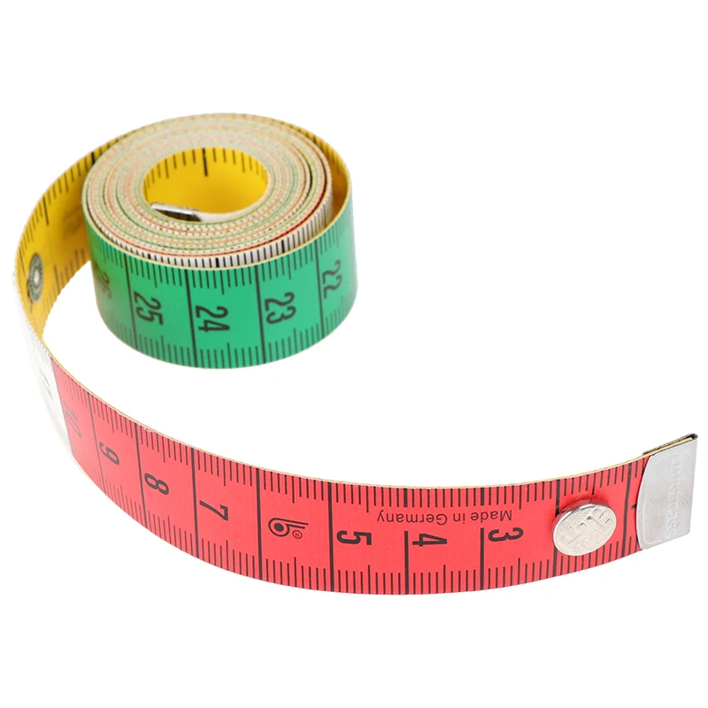 1.5m  Soft Plastic Ruler Tailor Cloth Body Measure Measuring Flat Tape Nice EC 