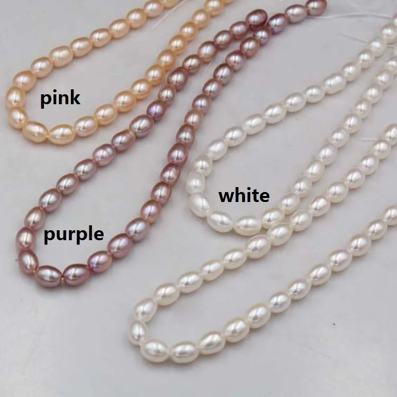 4 Mm Rice Shape Mini Natural Pearls Wholesale Freshwater Loose Pearl ...