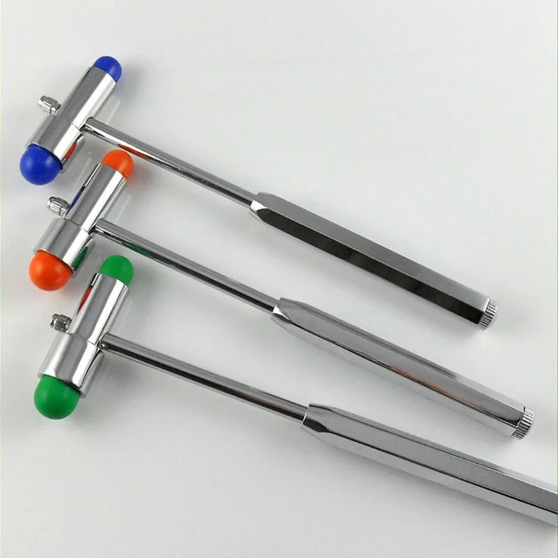 medical grade triangle percussion reflex hammer zinc PVC