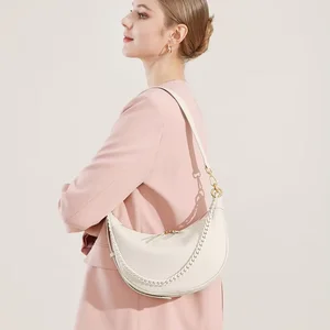 Wholesale Custom Trendy Women's Luxury Vintage Leather Shoulder Bag High Quality Top-Grade Zipper Waterproof Summer Fashion