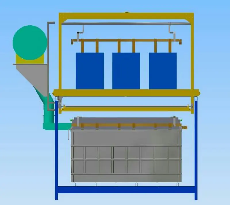 Automatic Electroplating Machine Electroless Nickel Plating Chemical Nickel Plating Equipment