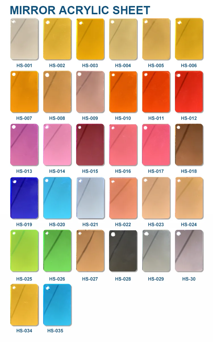 Xishun Fluorescent Acrylic Sheet Wall Panel Color Cast Acrylic Sheets