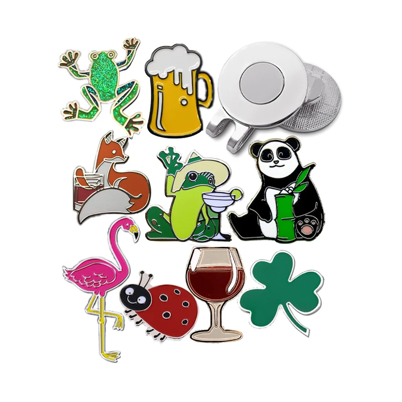 Custom 25mm Blank Golf Ball Position Markers Laserable Bulk Sublimation