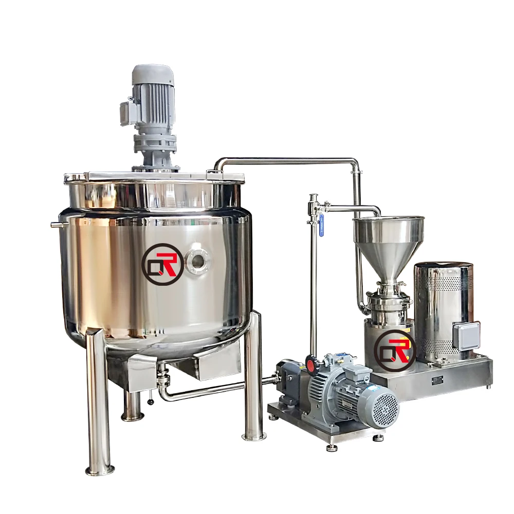 Blending Machine 300l Double Jacketed Mixing tank Shampoo Liquid Soap Sauce Jam Ketchup Industrial Heated Jacketed Mixing Tanks