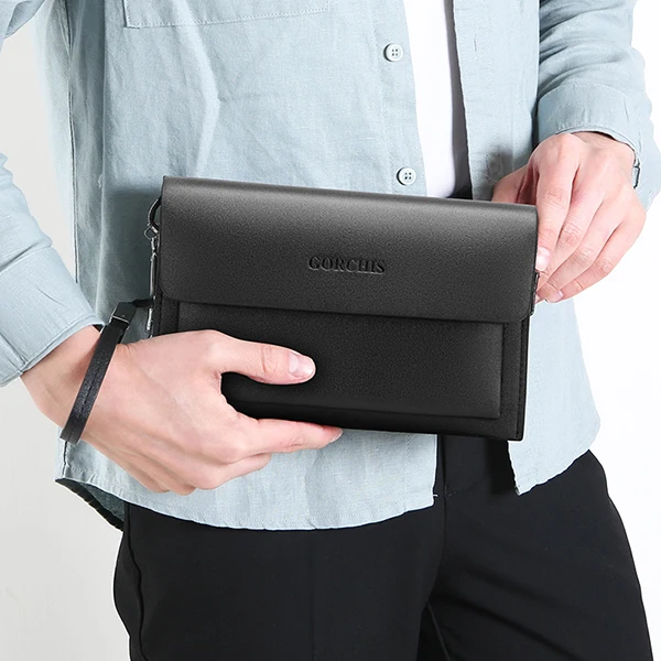 Bolso Antirrobo de Gran Capacidad para Hombre, Cartera Larga - Main Image