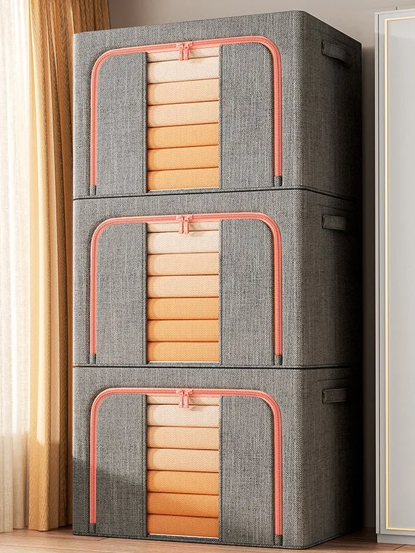 Hot Sale Cloth Fabric Storage Box Collapsible Clothes Storage Box Home