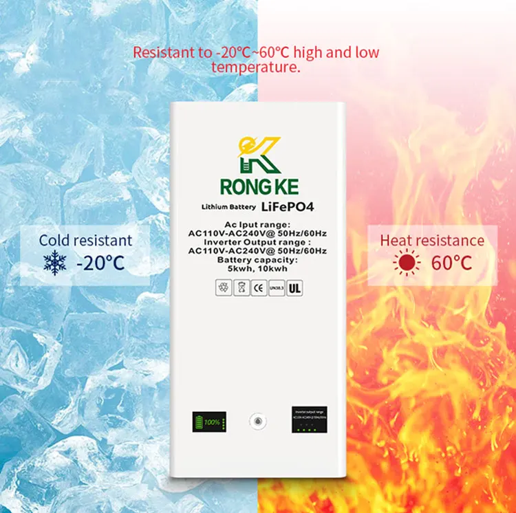 5kwh 10kwh Allinone Inverter And Battery Lifepo4 Lithium Iron