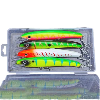 CHEERY Wholesale ABS PVC Minnow Lure Hard Bait Fishing 18cm 33g Treble Hook Floating for River & Ocean Beach Bass – Minnow – view 2