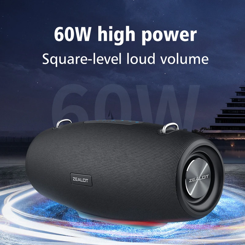 ZEALOTS67ポータブルスピーカー、2つのワイヤレスマイクとショルダー