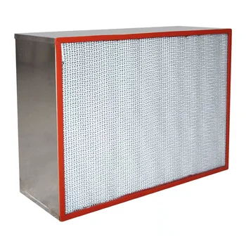 Customized High Efficiency H14 Hepa Panel Filter Anti-High Temperature Deep Pleated Air Filter for Ventilation System New